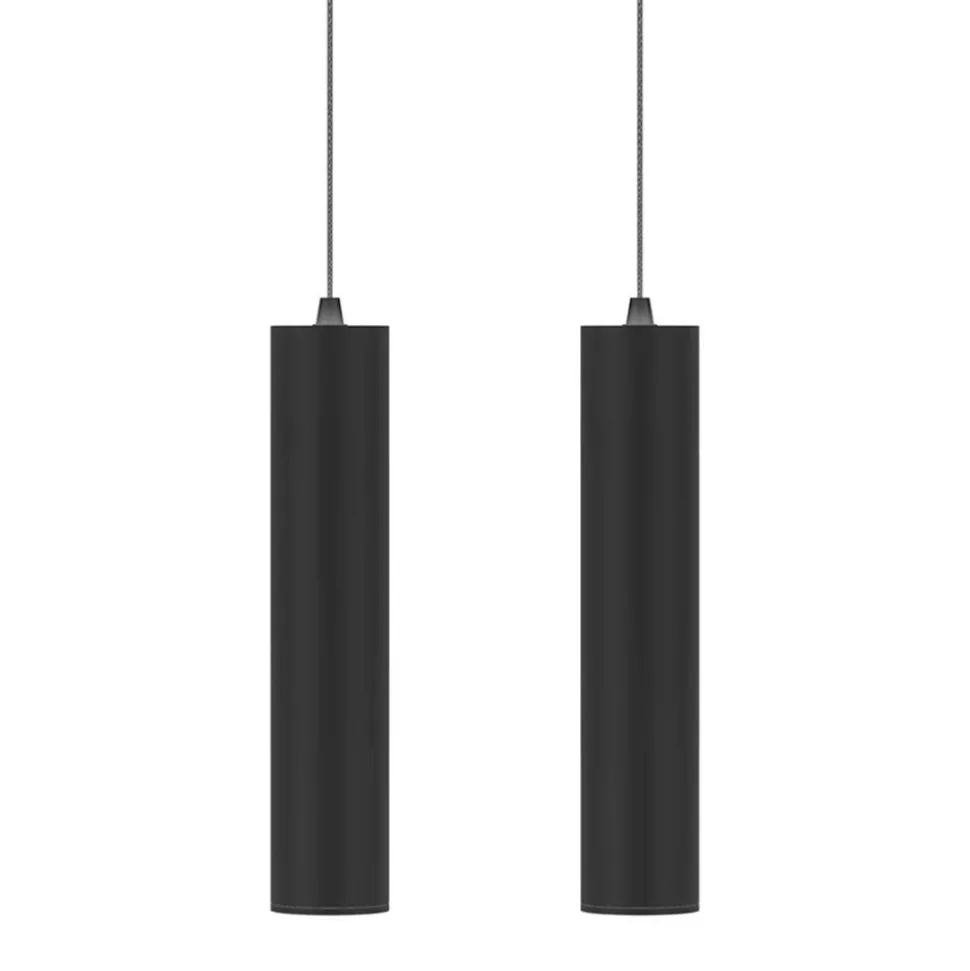 Lampada Sospesa Decorativa in Alluminio Bianco o Nero, 2 Pezzi - Rebolla