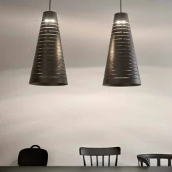 Lampada Sospesa di Design in Acciaio Made in Italy – Cervino Aldo Bernardi