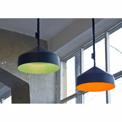 Lampada sospesa di design In-es.artdesign Cyrcus Lavagna in resina