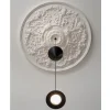 Lampada Sospesa di Design in Gesso bianco e Alluminio Nero 2 Coni - Tesera