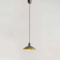 Lampada Sospesa in Acciaio Anticato Diametro 310 mm – Materia Aldo Bernardi