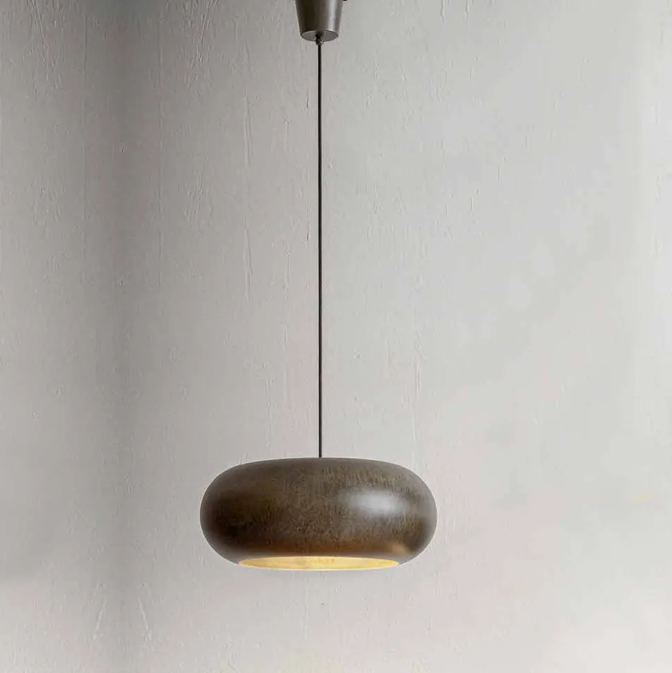 Lampada Sospesa in Acciaio Diametro 500 mm – Materia Aldo Bernardi