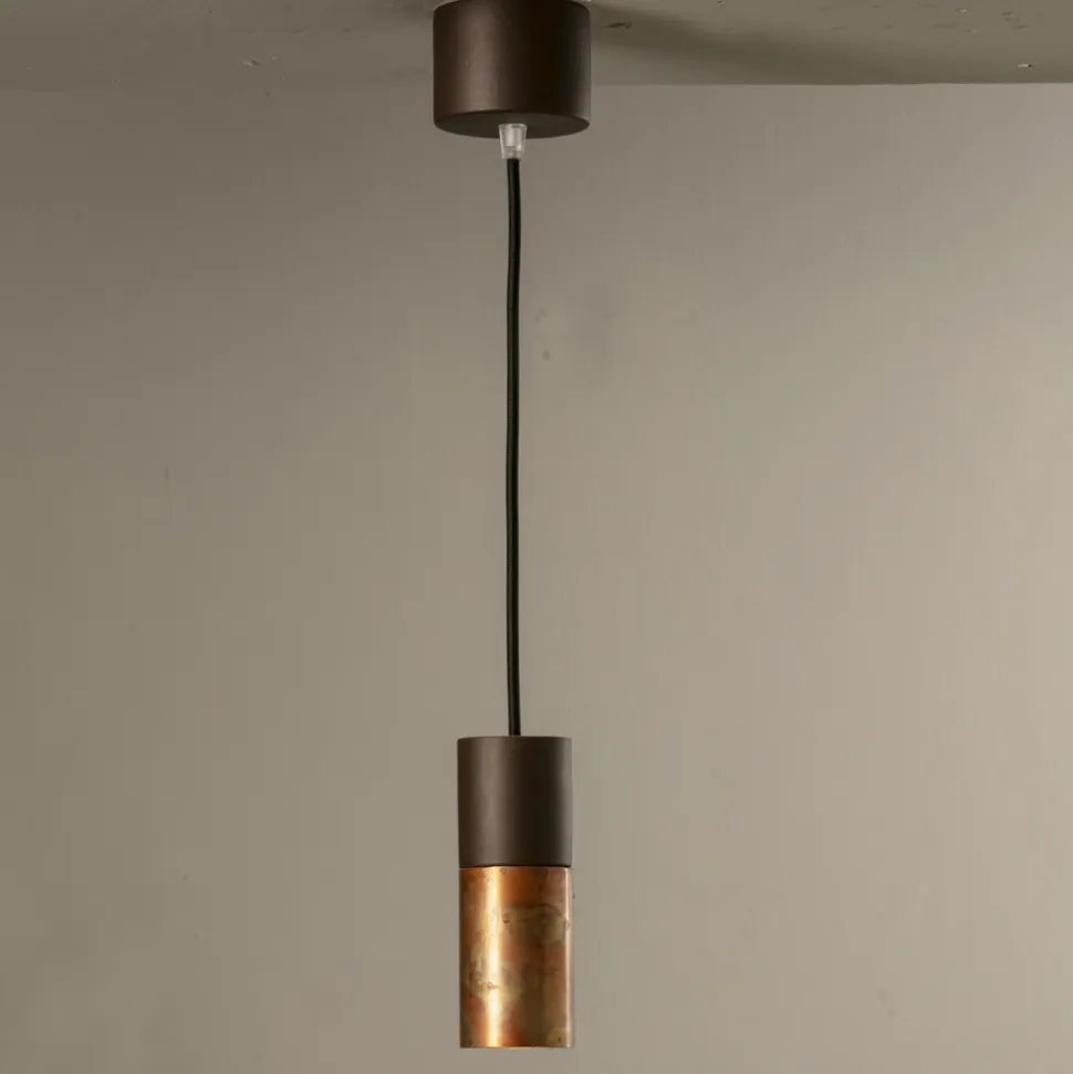 Lampada Sospesa in Ceramica e Rame Realizzata a Mano in Italia - Toscot Match