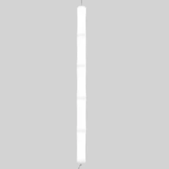 Lampada Sospesa in Polietilene Bianco e Metallo Realizzata in Italia - Asturia