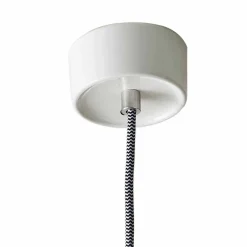 Lampada sospesa moderna in ceramica e alluminio made in Italy Asia