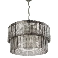 Lampada Sospesa Moderna in Vetro Artigianale Lusso Made in Italy - Valadier