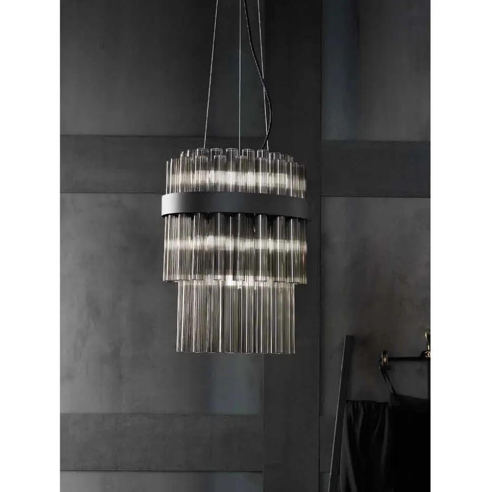 Lampada Sospesa Moderna in Vetro Soffiato Lusso Made in Italy - Maesta