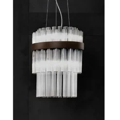 Lampada Sospesa Moderna in Vetro Soffiato Lusso Made in Italy - Maesta