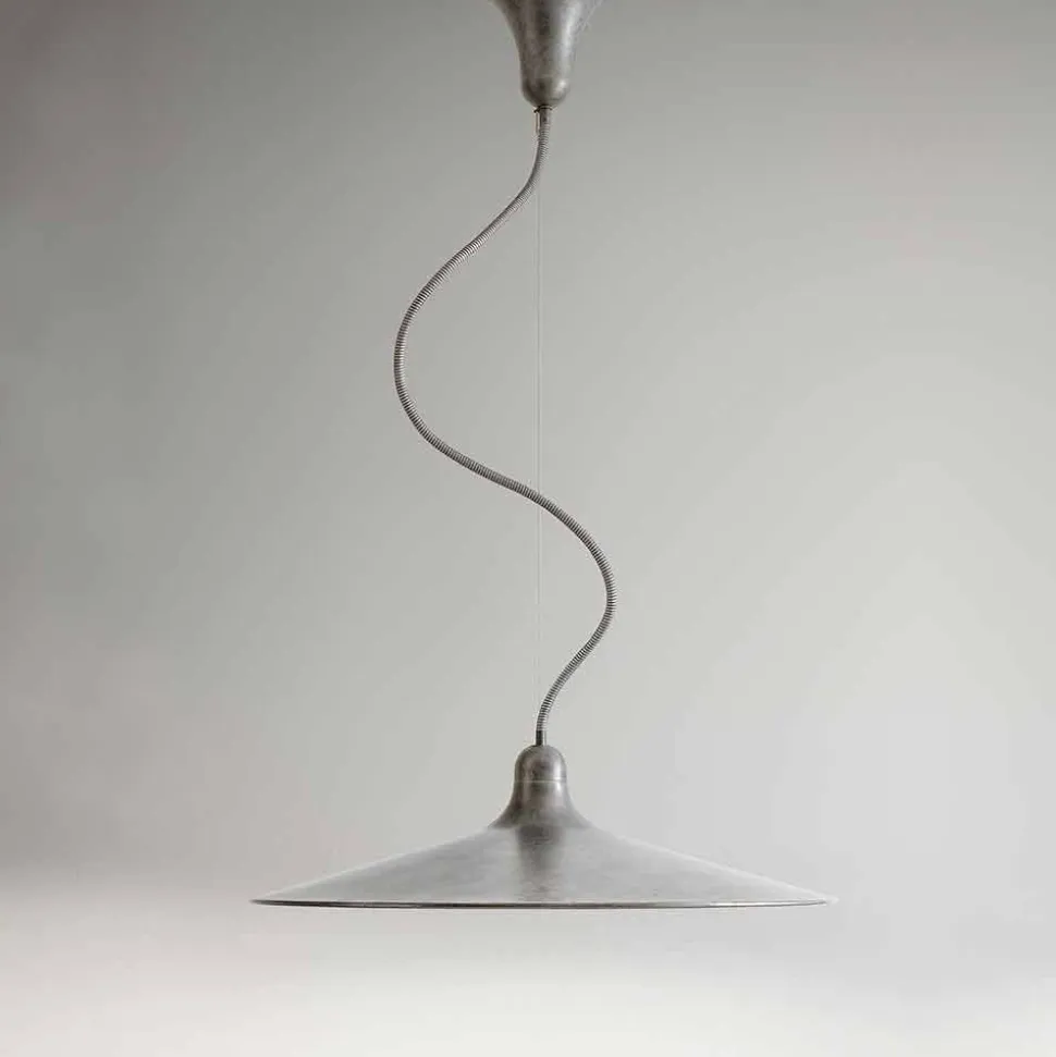Lampada Sospesa Vintage in Alluminio Made in Italy – Sassmaòr