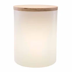 Lampada Tavolino da Esterno o Interno Design a Led, Solare o E27 - Tamburostar