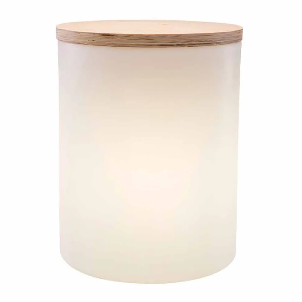 Lampada Tavolino da Esterno o Interno Design a Led, Solare o E27 - Tamburostar