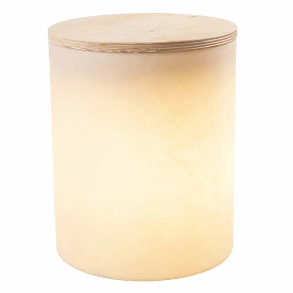 Lampada Tavolino da Esterno o Interno Design a Led, Solare o E27 - Tamburostar