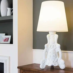 Lampada tavolo colorata Slide Lady of Love design moderno made Italy