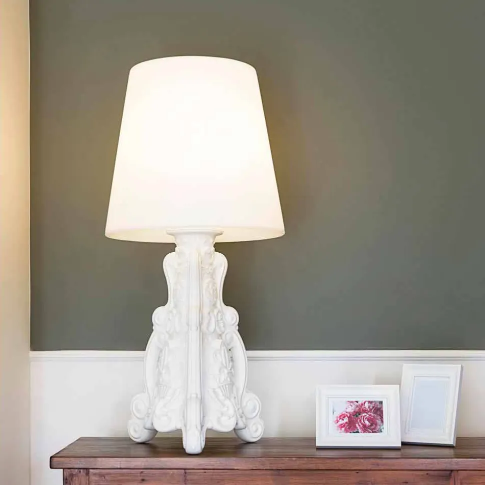 Lampada tavolo colorata Slide Lady of Love design moderno made Italy