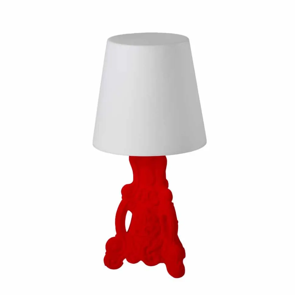 Lampada tavolo colorata Slide Lady of Love design moderno made Italy