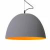 Lampada verniciata a sospensione In-es.artdesign H2o Cemento moderna