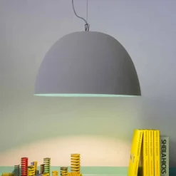 Lampada verniciata a sospensione In-es.artdesign H2o Cemento moderna