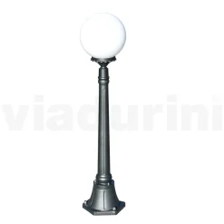 Lampione Alto 110 cm in Acrilico e Alluminio Antracite Made in Italy - Trovaantracite