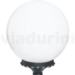 Lampione Alto 47 cm in Acrilico e Alluminio Antracite Made in Italy - Trovaantracite
