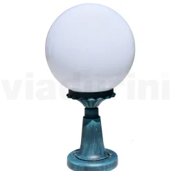 Lampione Alto 47 cm in Acrilico e Alluminio Nero Made in Italy - Trovanero