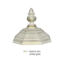 Lampione a 2 Luci Stile Vintage in Alluminio Bianco Made in Italy - Dodo