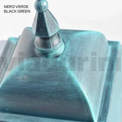 Lampione da Esterno Alto 161 cm in Vetro e Alluminio Pressofuso - Alchimista