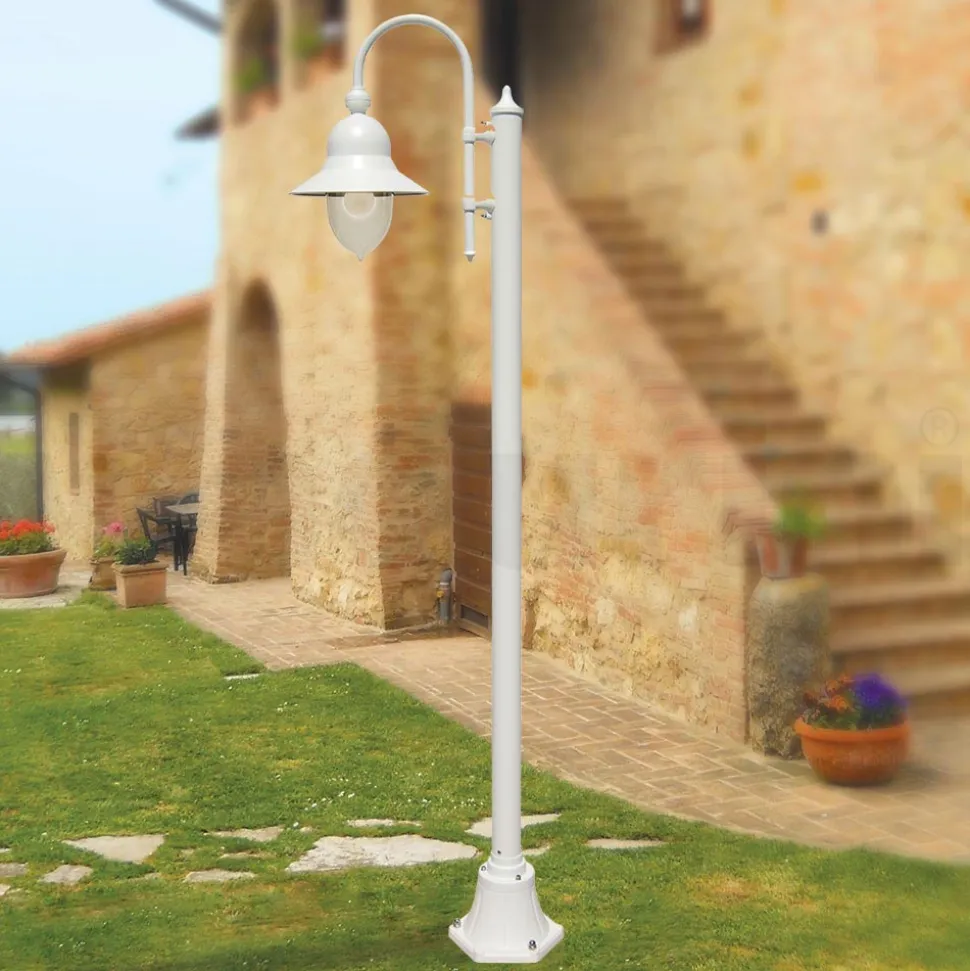 Lampione da Esterno Stile Vintage in Alluminio Made in Italy - Cassandra