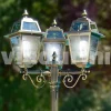 Lampione da giardino classico a tre luci prodotto in Italia, Kristel