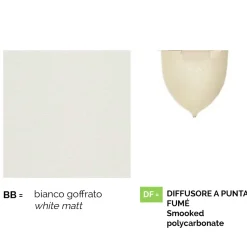 Lampione da giardino in alluminio bianco con 1 luce prodotto in Italia, Anusca
