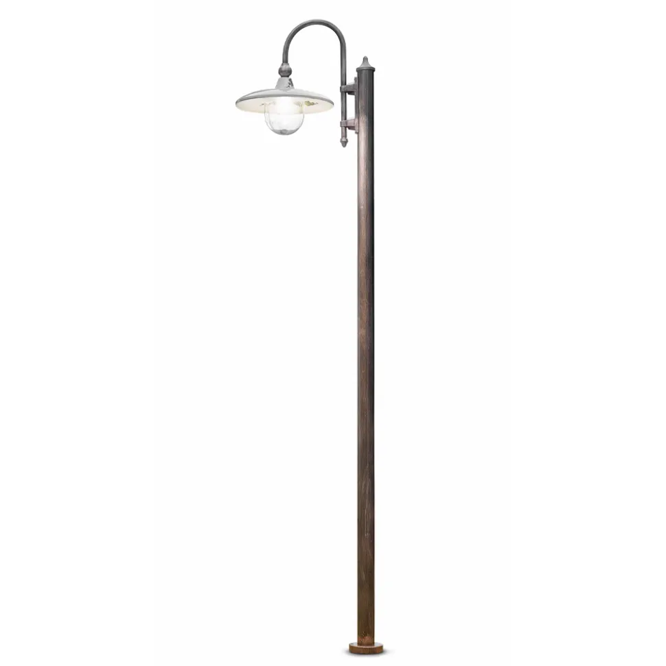 Lampione da Giardino in Alluminio a 1 o 2 o 3 Luci Design - Campobasso