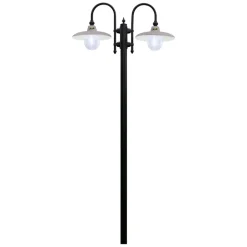 Lampione da Giardino in Alluminio a 1 o 2 o 3 Luci Design - Campobasso