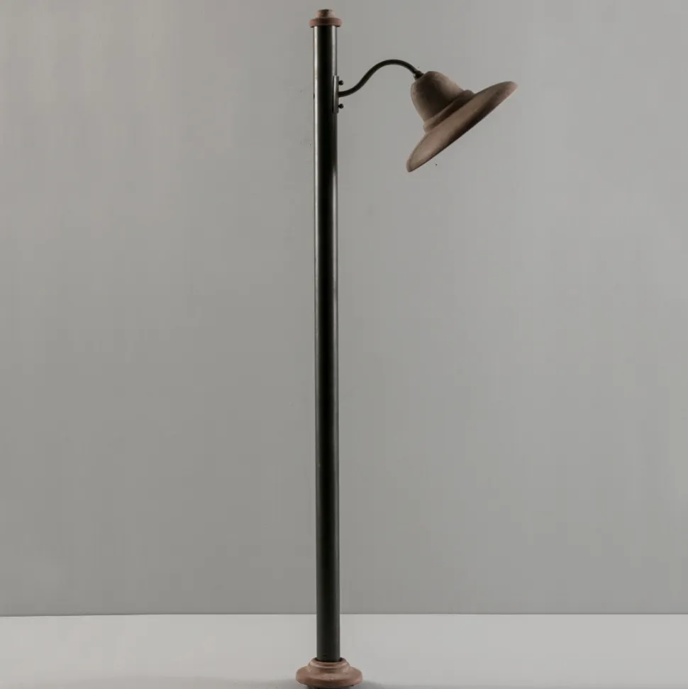 Lampione da Giardino in Alluminio e Galestro Made in Italy - Toscot Spoleto