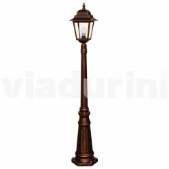 Lampione da giardino in alluminio pressofuso made in Italy, Aquilina