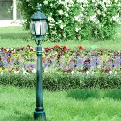 Lampione da giardino in alluminio pressofuso made in Italy, Anika