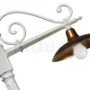 Lampione da Giardino Vintage in Alluminio e Ottone Made in Italy - Adela