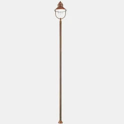 Lampione da Giardino Vintage in Ottone e Rame 3 Misure - Borgo by Il Fanale