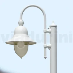 Lampione Giardino Stile Vintage in Alluminio Made in Italy - Cassandra