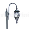 Lampione Giardino Vintage in Alluminio Pressofuso Antracite Made in Italy - Impero