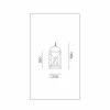 Lanterna a Parete con Candela Design Classico in Ottone - Lanterne by Il Fanale