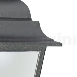 Lanterna a Soffitto in Alluminio Pressofuso e Diffusore in Vetro - Scintilla
