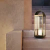 Lanterna da giardino da terra con candela Il Fanale