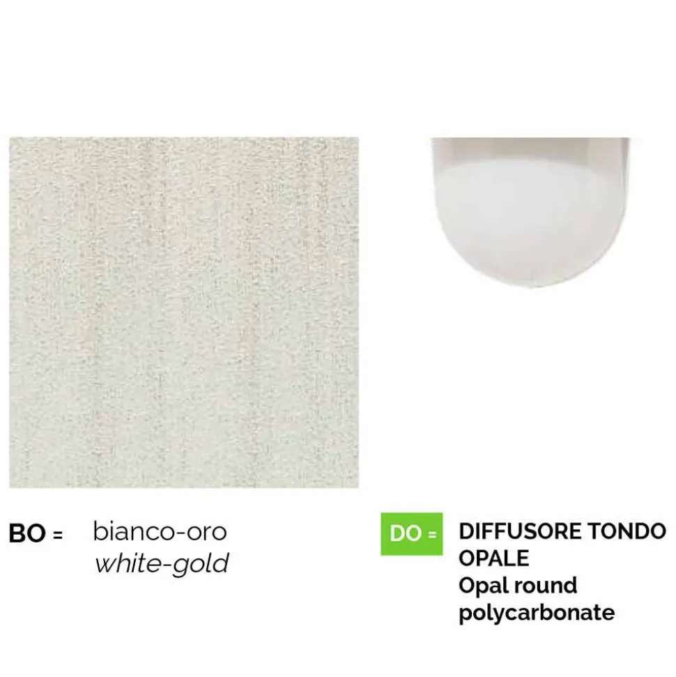 Lanterna da parete da esterno in alluminio bianco made in Italy,Anusca