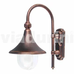 Lanterna da parete da giardino in alluminio made in Italy, Anusca