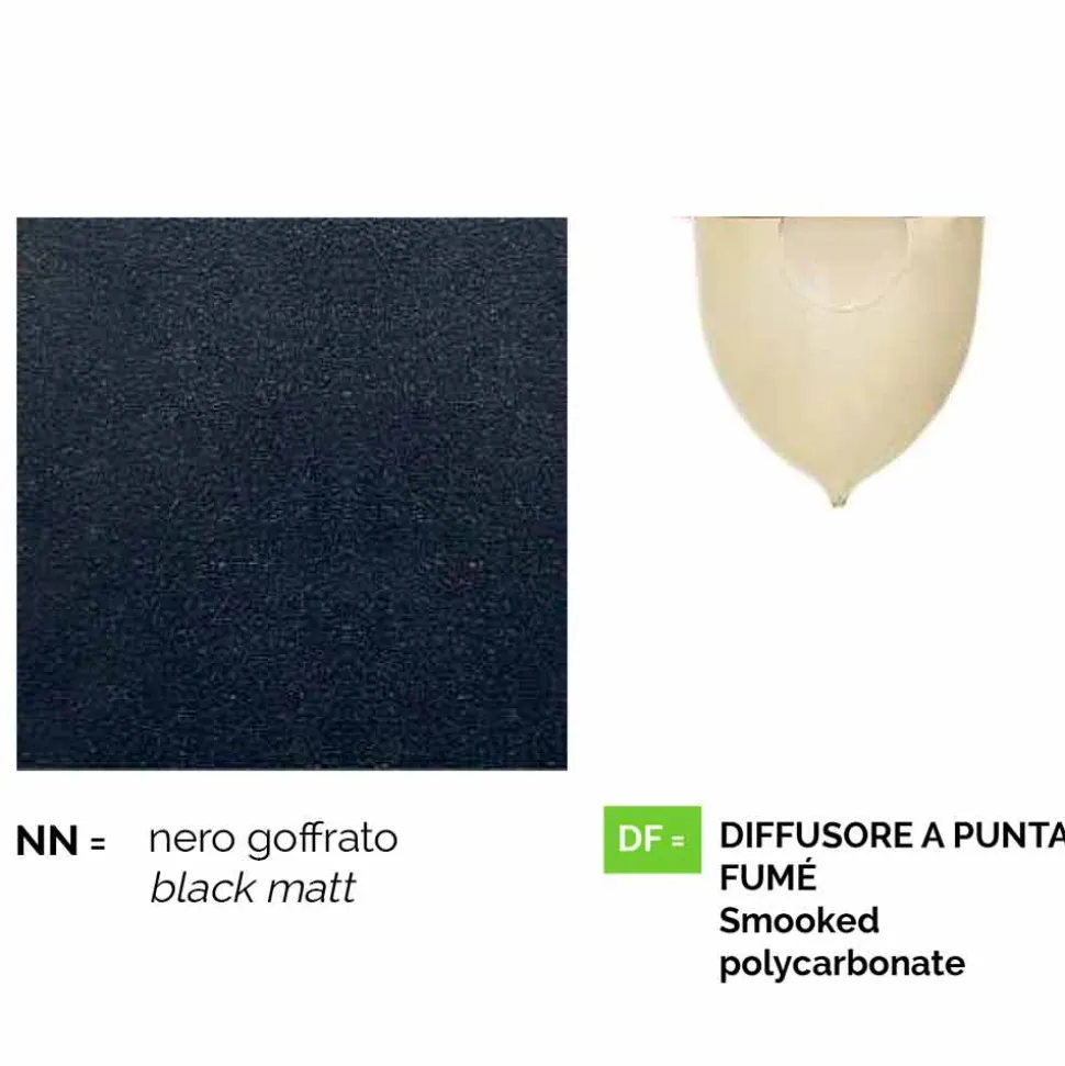 Lanterna da parete da giardino in alluminio made in Italy, Anusca