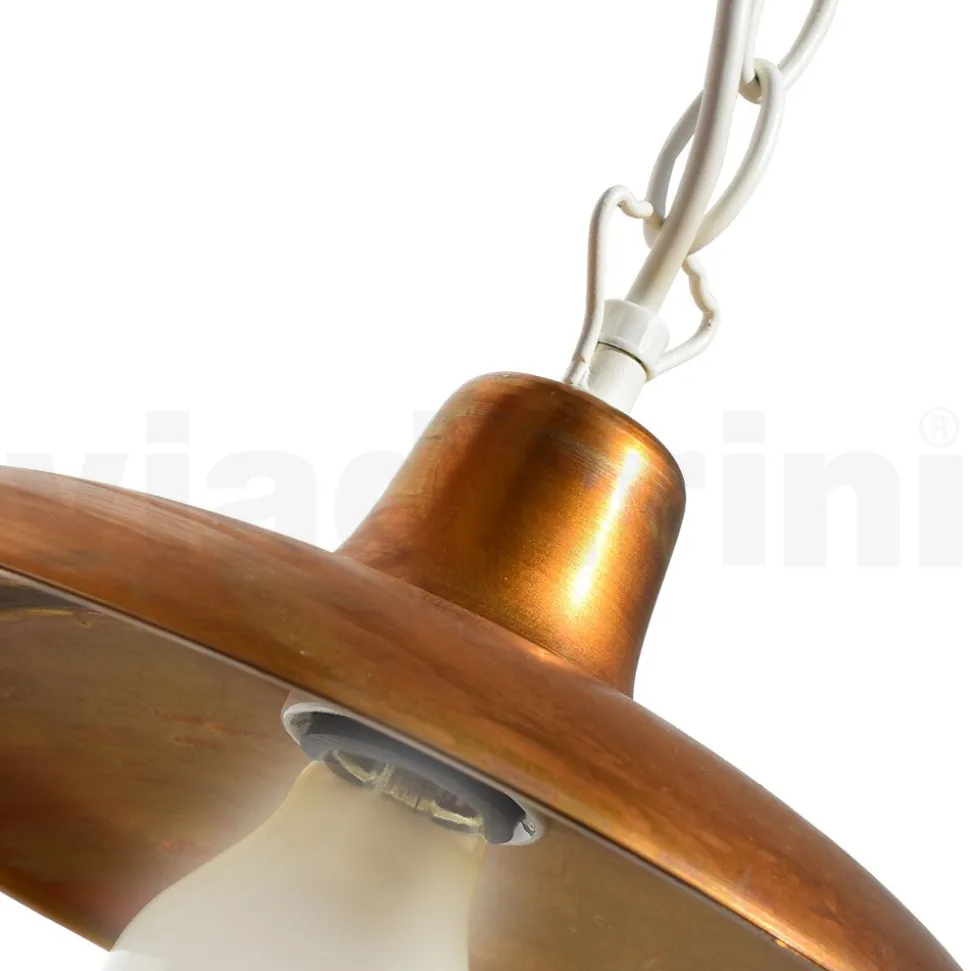 Lanterna per Esterno Vintage in Alluminio e Ottone Made in Italy - Adela