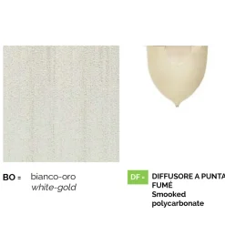 Lanterna per giardino a parete in alluminio bianco made in Italy,Anusca