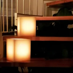 Lanterna Profumata in Cera Effetto Graffiato con Lumino Made in Italy - Famme