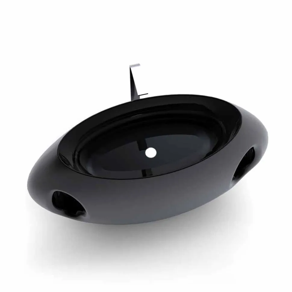 Lavabo a colonna design moderno Pandora made in Italy