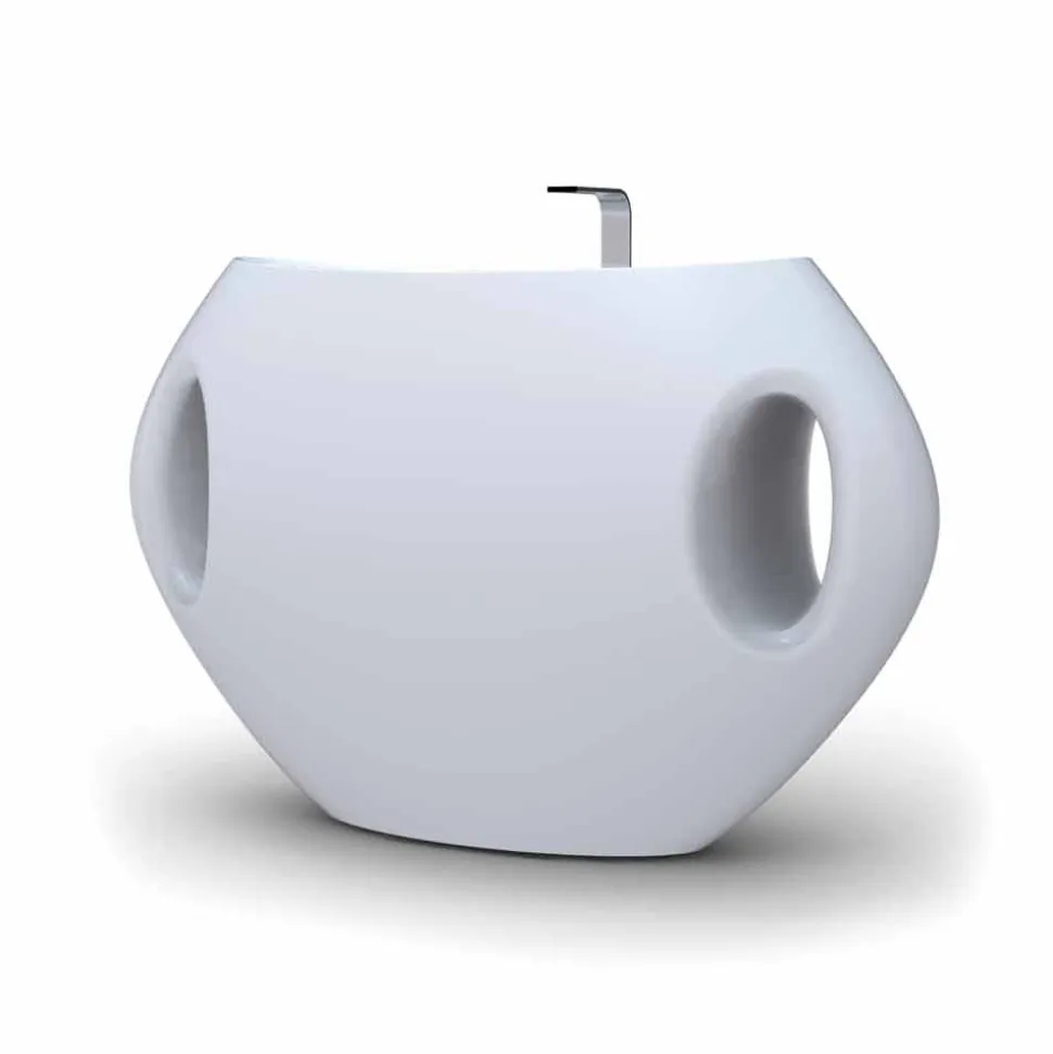 Lavabo a colonna design moderno Pandora made in Italy