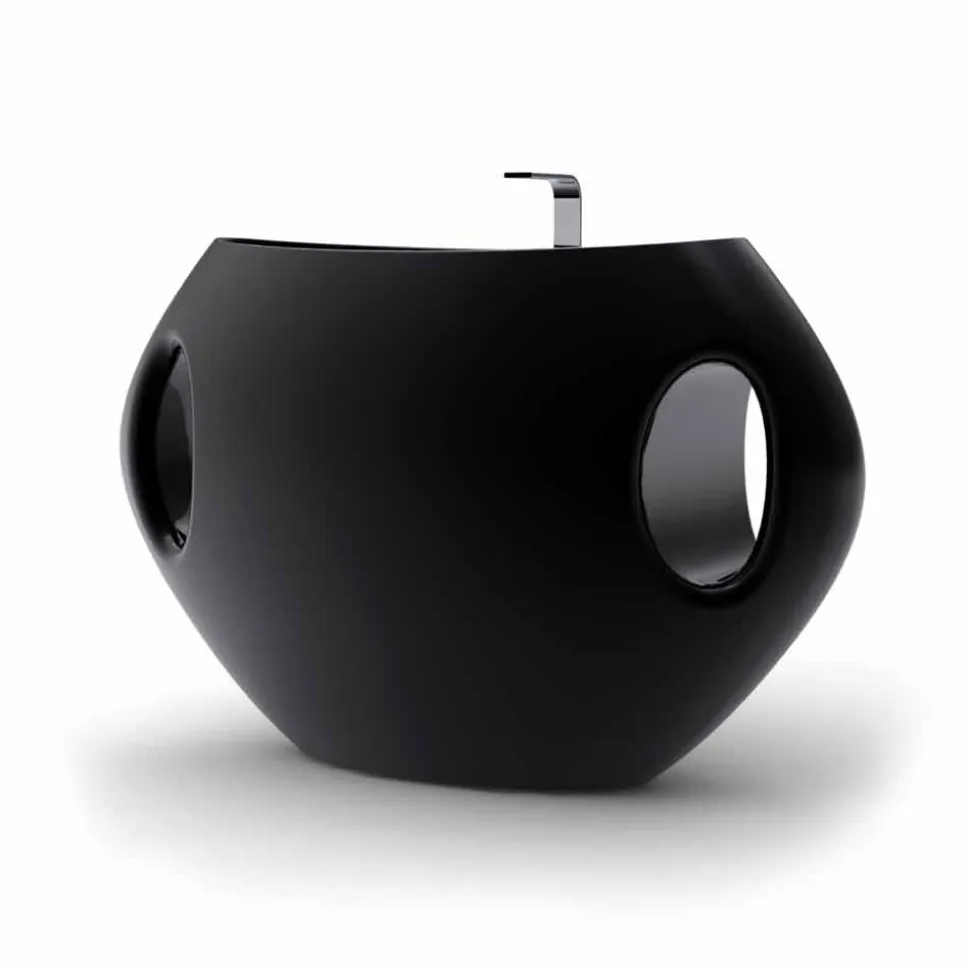 Lavabo a colonna design moderno Pandora made in Italy